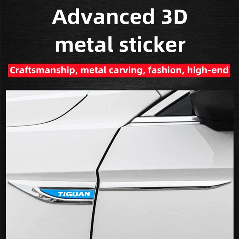 2pcs car accessory Side Doors Blade car stickers