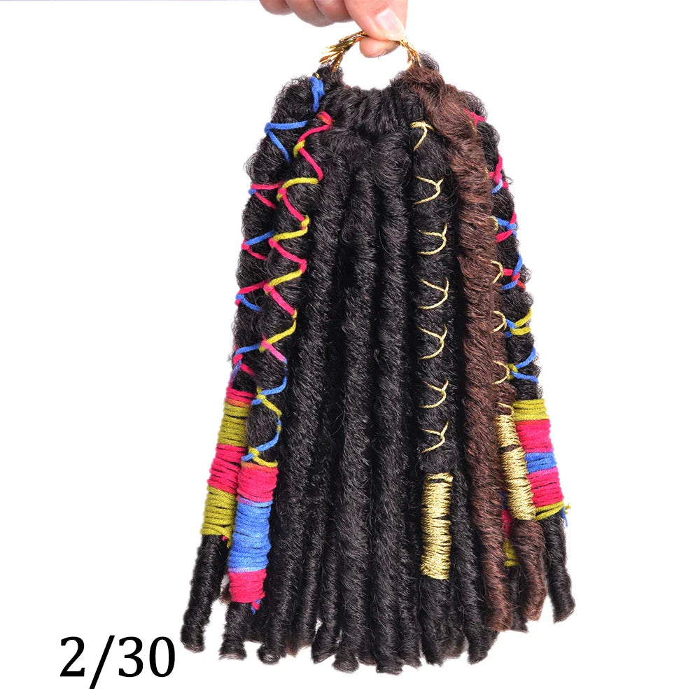 LUOYUDU Crochet Hair Dreadlocks Faux Locs Braiding Hair