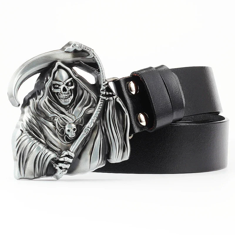 Fashion Hip Hop Style Belt Death's Head Skull