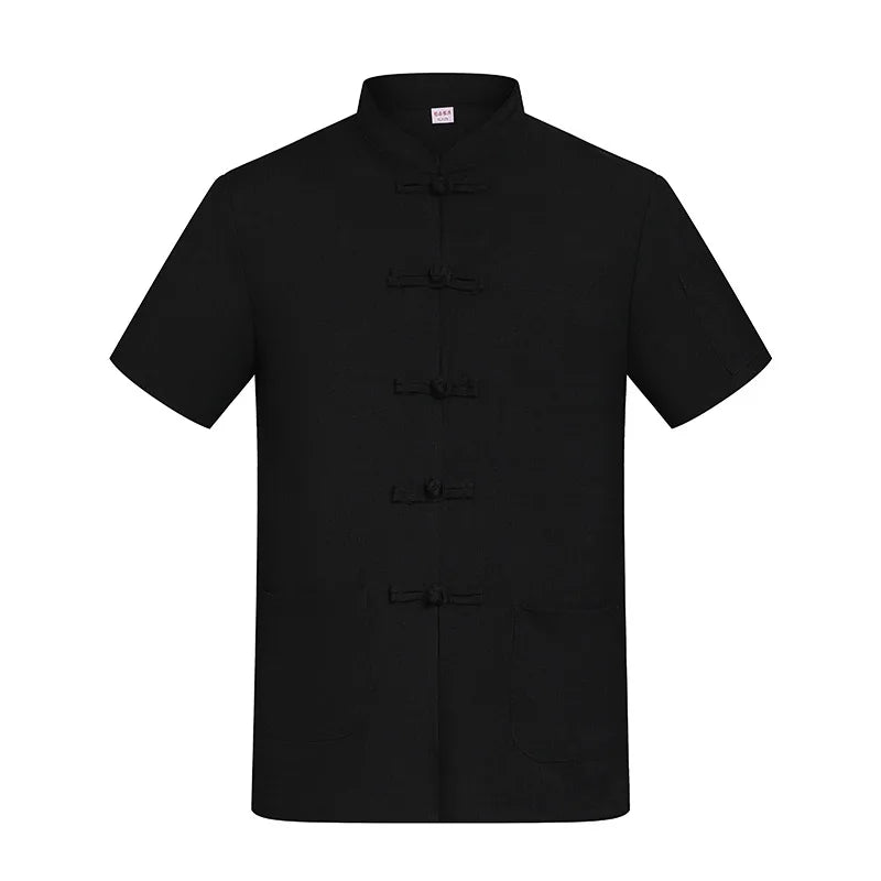 Overalls Chef Uniform Mens Kitchen Half Restaurant Catering