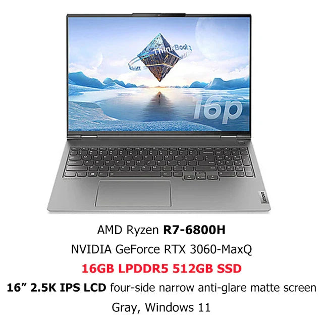 Lenovo ThinkBook 16p Laptop AMD Ryzen 7 6800H
