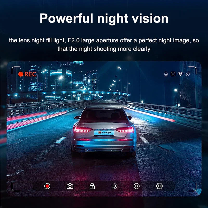 2K Dash Dash Cam for Cars Video Recorder