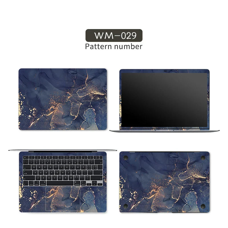 DIY Marble Cover Laptop Skin Sticker Vinyl 13.3"14"15.6"17.3"