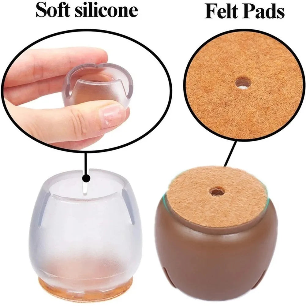 Non-Slip Sofa Chair Table Feet Pads Furniture Leg