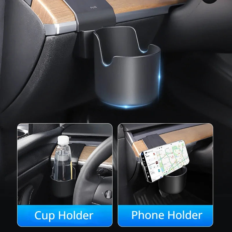 For Tesla Model 3/Y Dashboard Cup Holder Auto