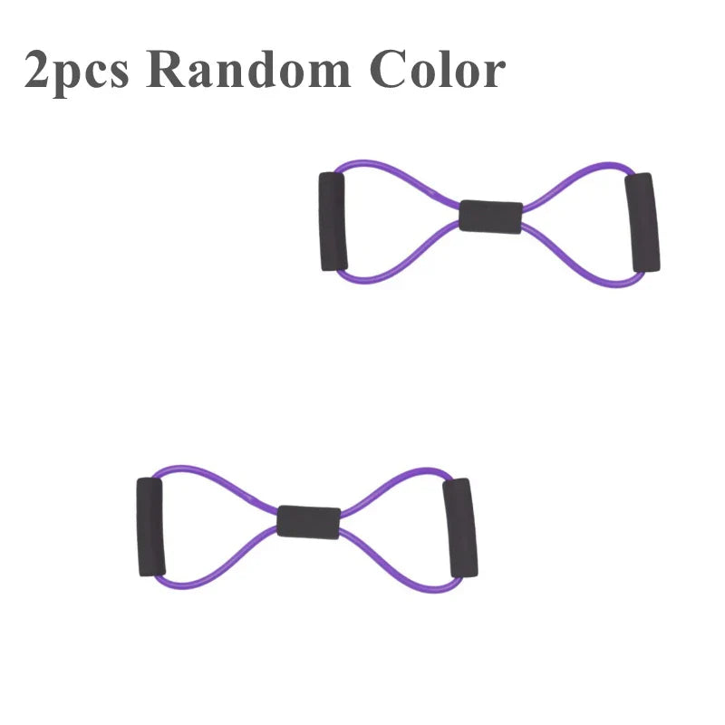 8 Word Chest Expander Rope Resistance Bands Tension