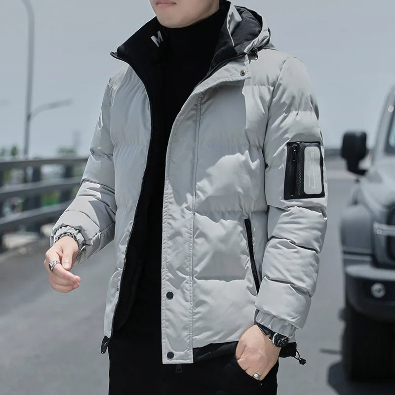 2024 Winter Korean Style Parkas Men's Puffer Jacket