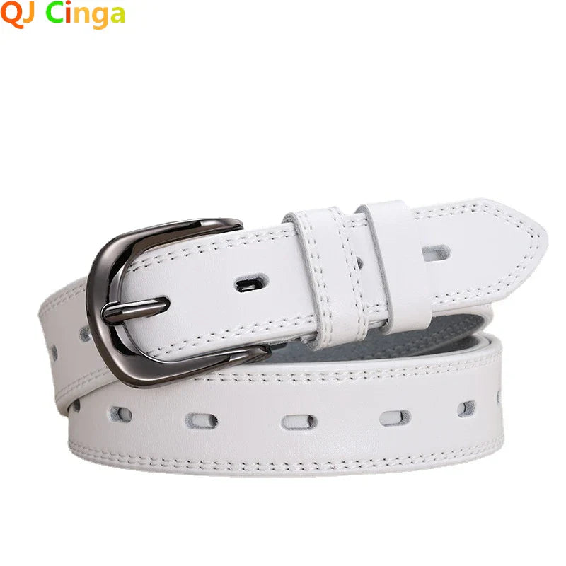 Women Genuine Leather Belt for Female Strap Casual
