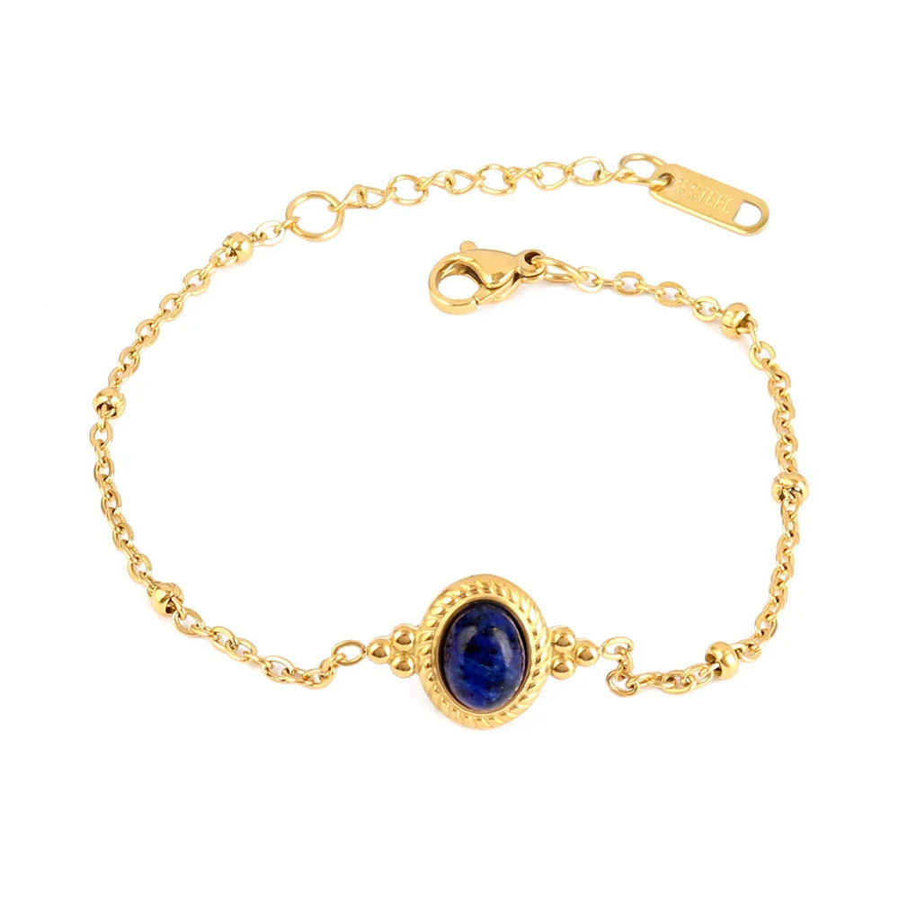 Heart Pendant Stainless Steel Bracelet Women Fashion 316L