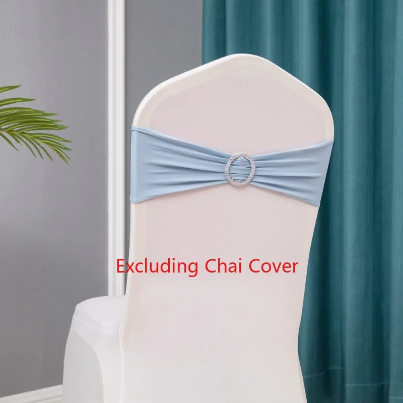10pcs/lot Stretch Lycra Spandex Chair Covers Bands