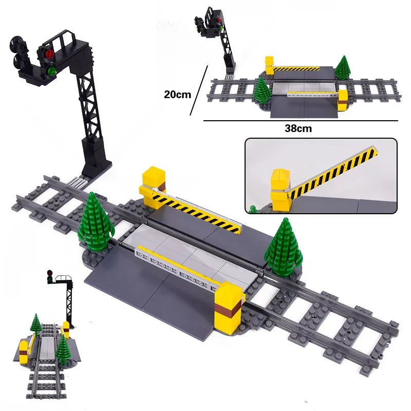 City Trains Train Rail Crossing Track Rails Soft