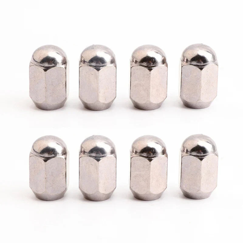 M10X1.25 Chrome Wheel Hub Nut Fit For ATV