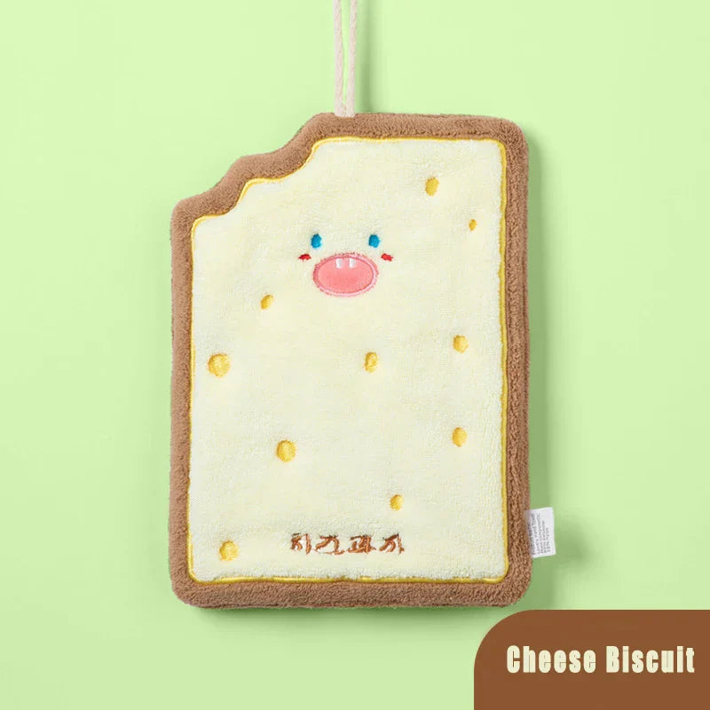 Cute Cartoon Hand Towel Hanging Style Kitchen Hand