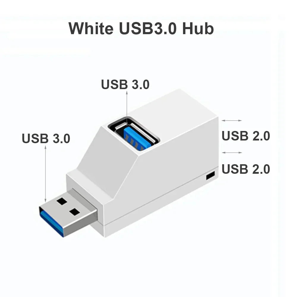 USB 3.0 Hub 3 Ports Fast Data Transfer