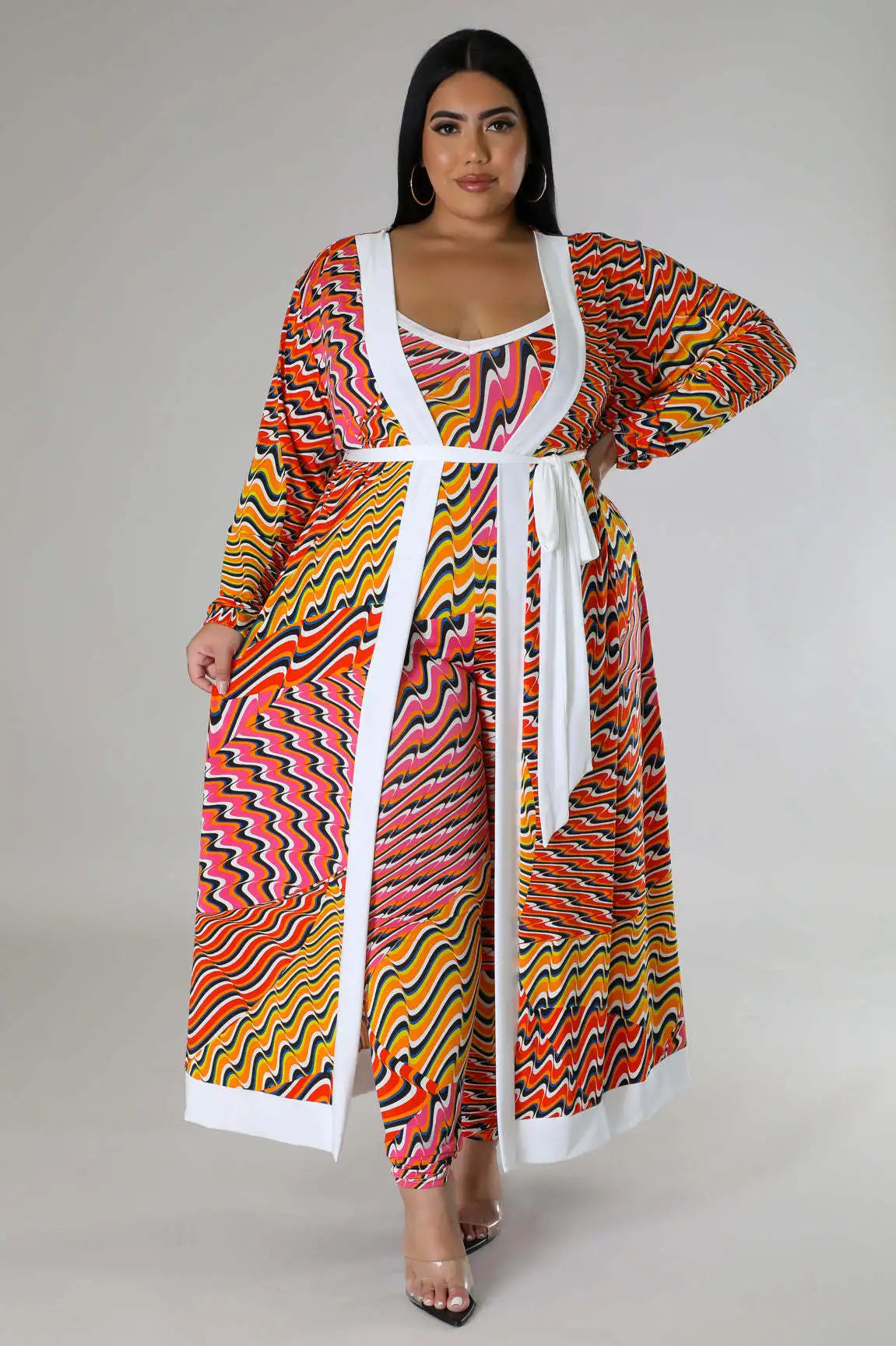 Wmstar Plus Size Dress Sets 2 Piece Outfits