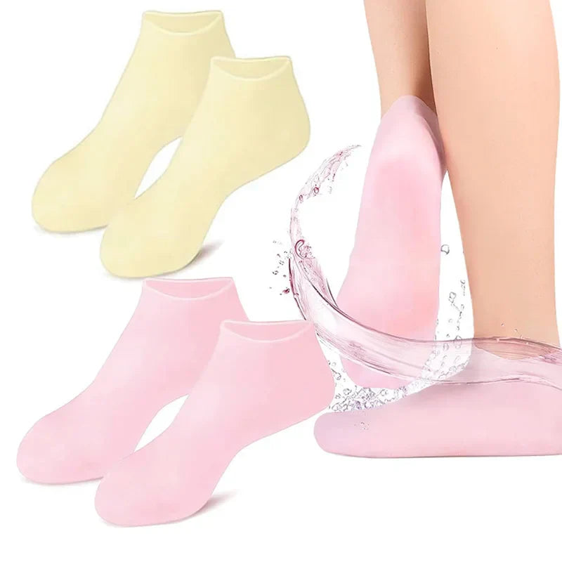 1Pair Silicone Foot Care Socks Anti Cracking Moisturizing