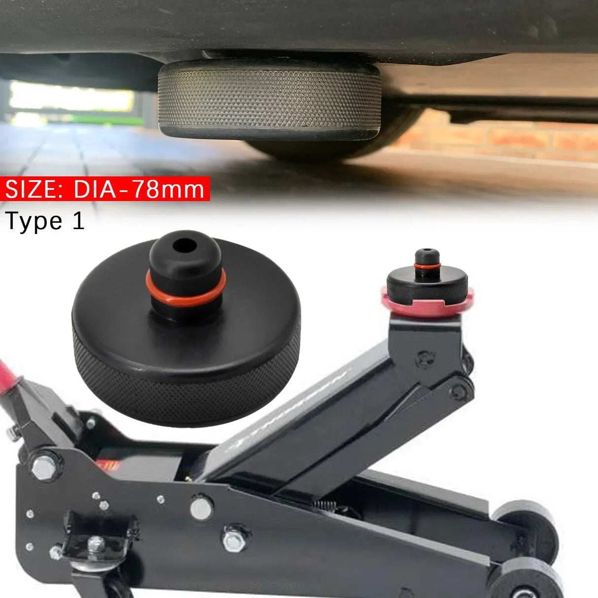 4Pcs Rubber Jack Pad Adapter for Tesla Model 3 S X Y