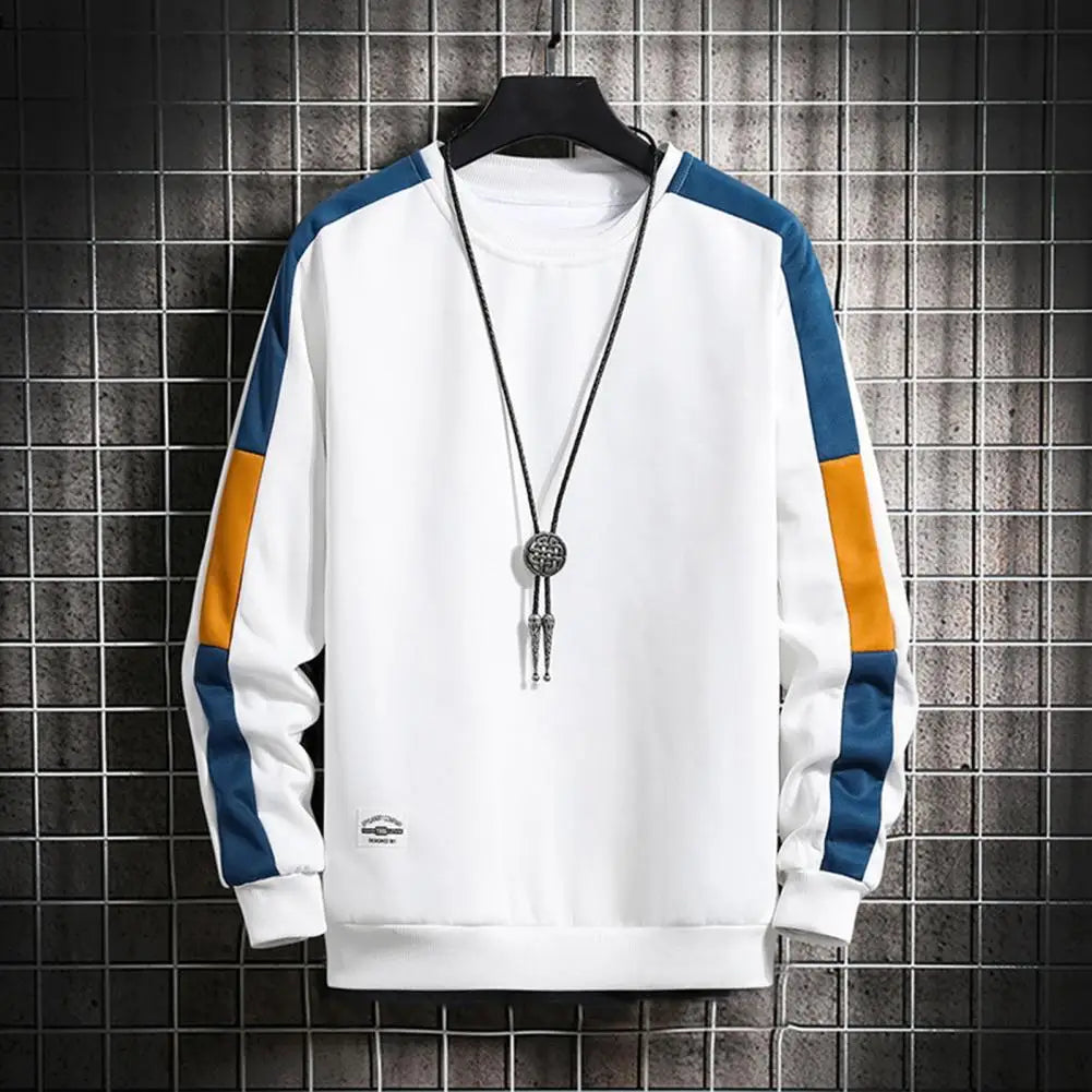 Loose Fit Men Sweatshirt Men Thick Top Cozy
