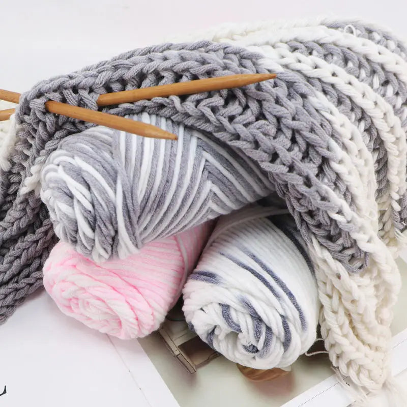 5 Pcs Cotton Select Yarn 17.63oz/500g, Light Worsted