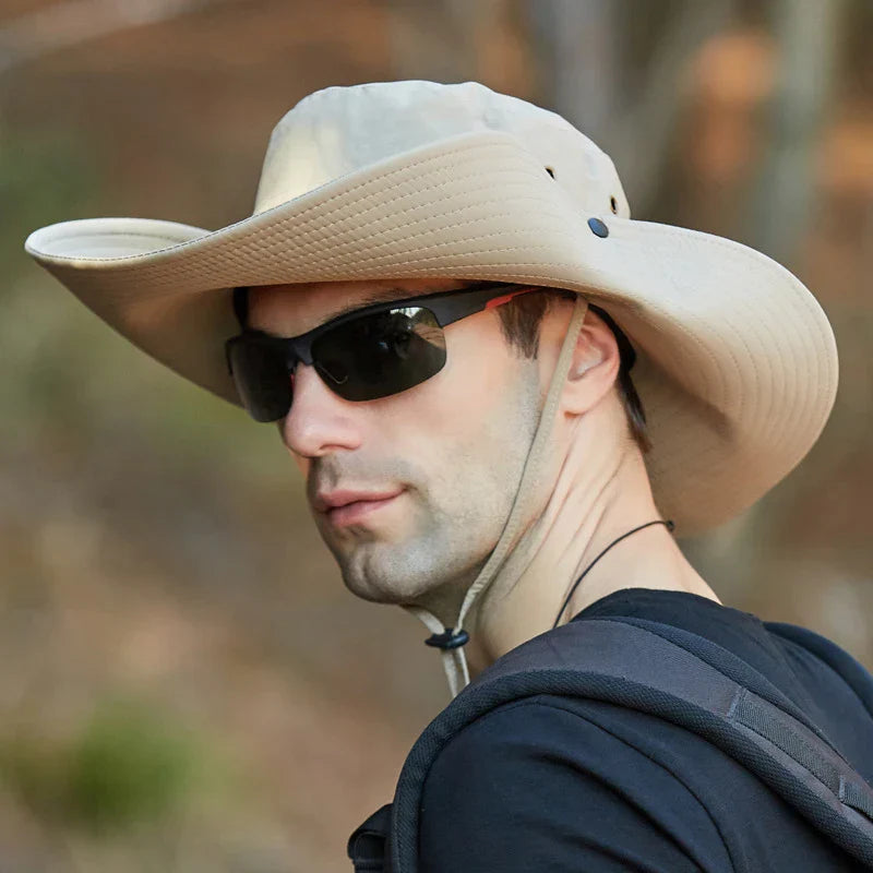 Outdoor Sunscreen Cowboy Hat Big Headband Fisherman Hat