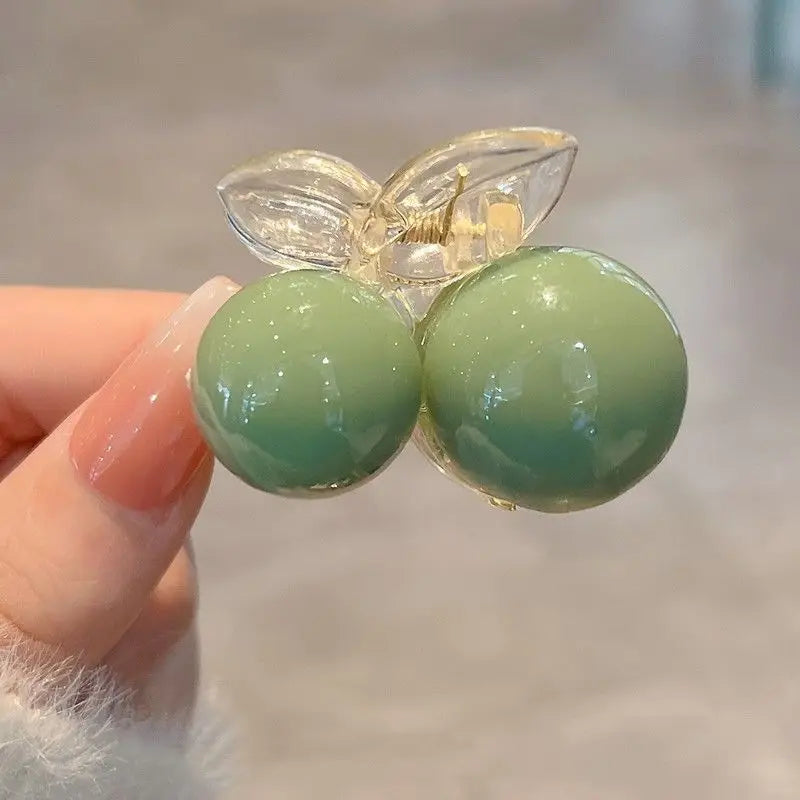 Muweordy New Large Pearl Hairpin Elegant Crab Claw