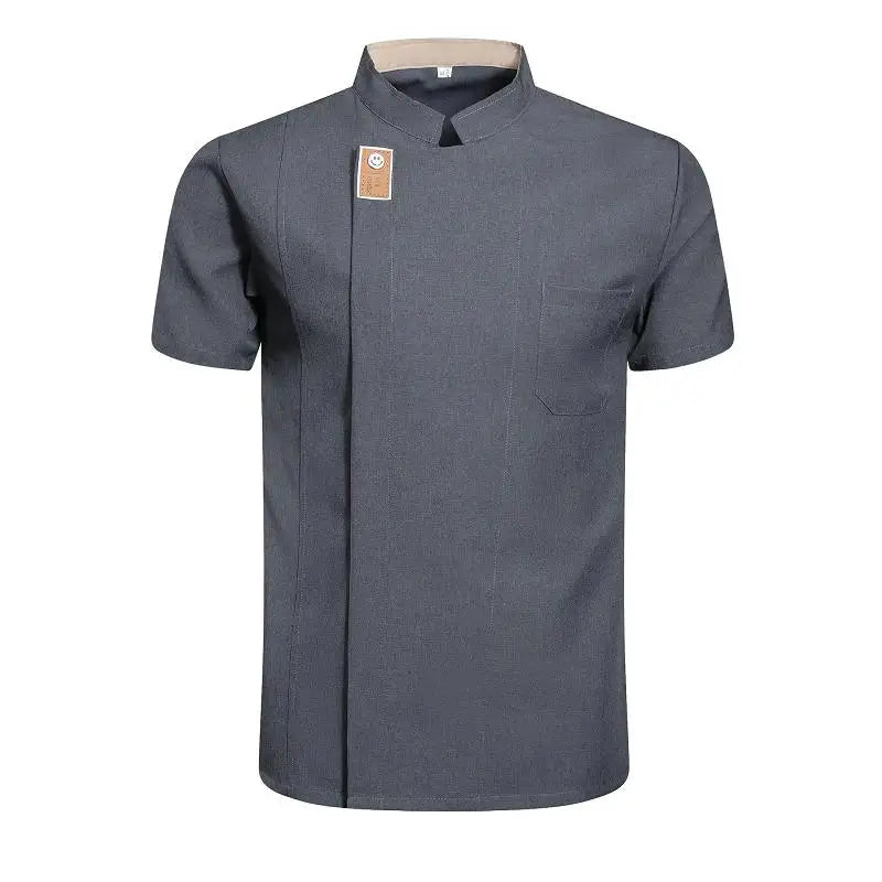 Chef Jacket for Men Women Short Sleeve Cook