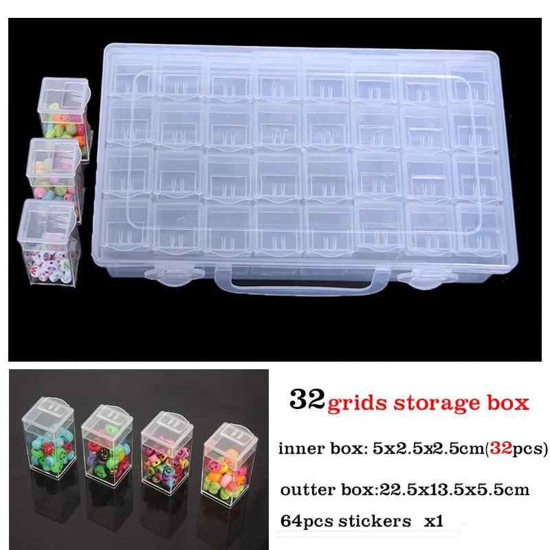 5D Diamond Painting Embroidery Accessories Tool Storage Box