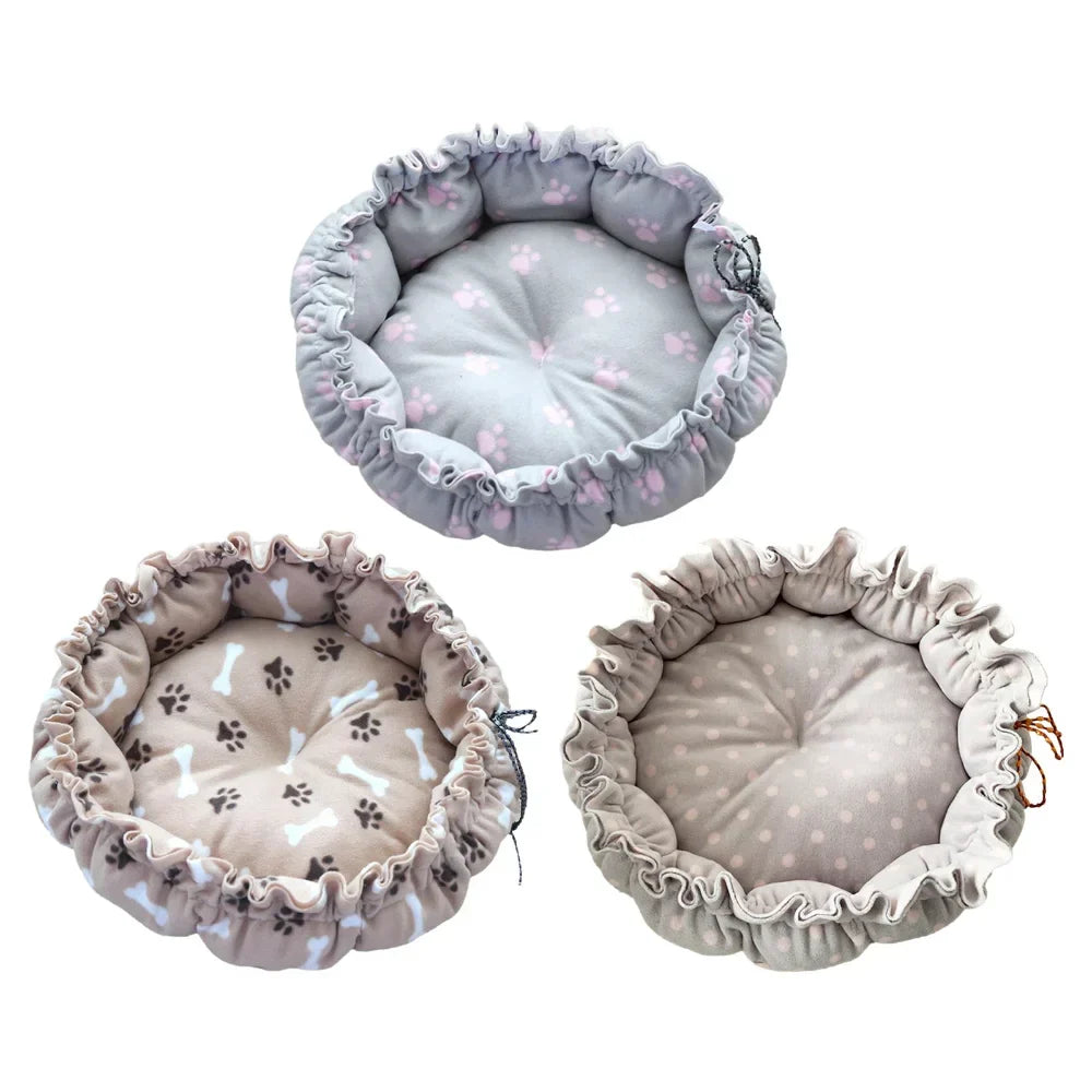 Dog Bed Small Medium Dogs Cushion Soft Cotton