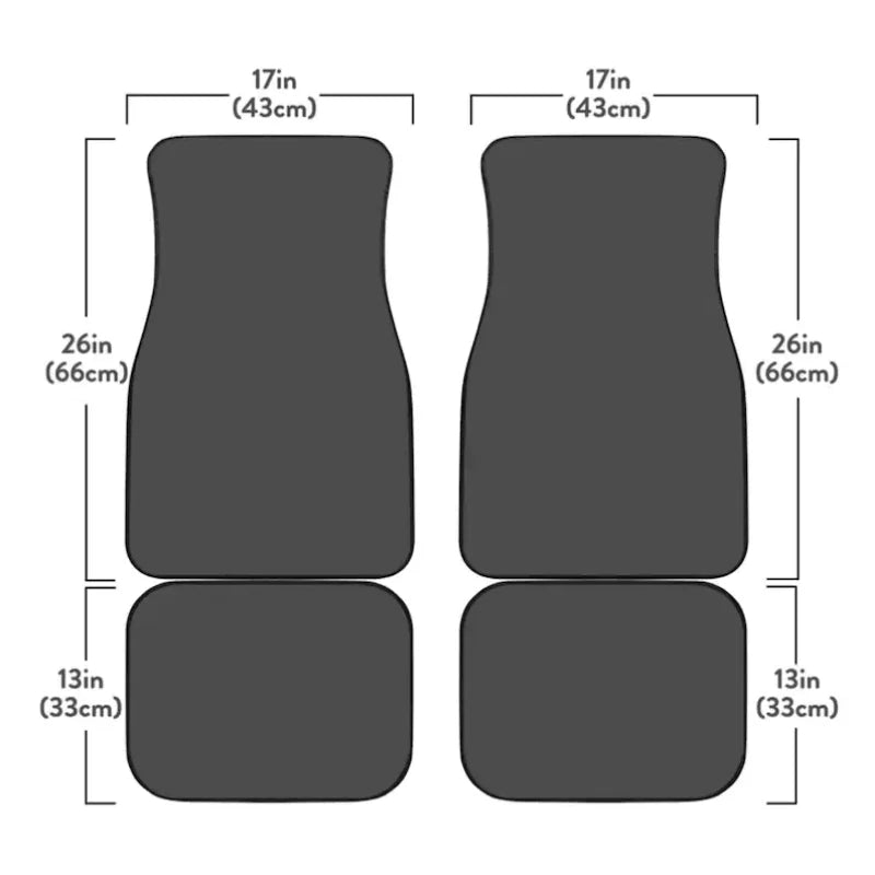 Custom Made Car Floor Mats Front & Rear
