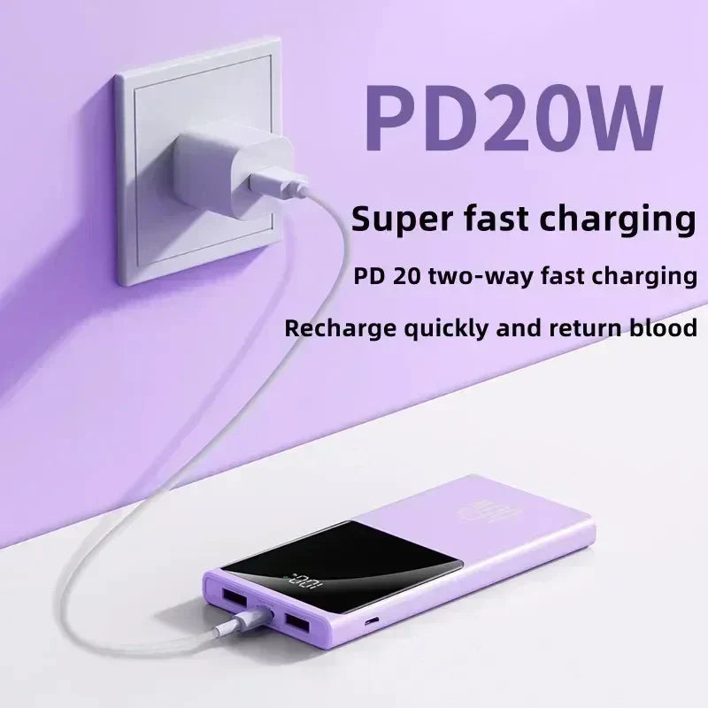 66W Power Bank Twoway Fast Charging 50000mAh Large