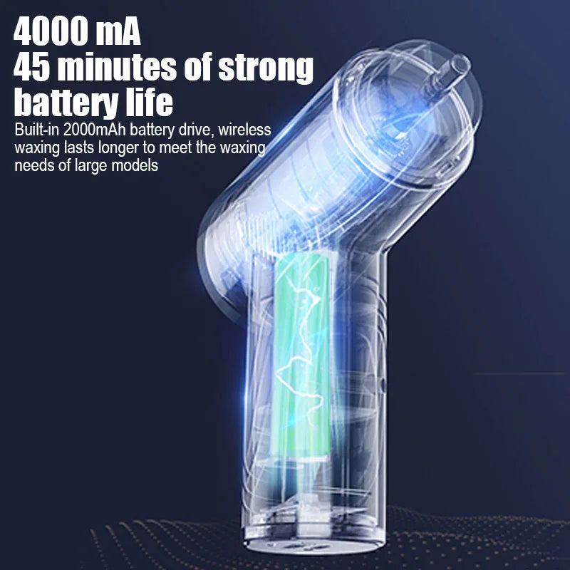 100W Wireless Car Polisher Waxing Machine Car Sander