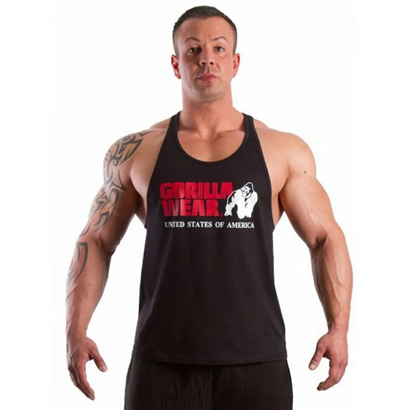 Mens Professional Bodybuilding Singlet Sports Muscle Tank Tops