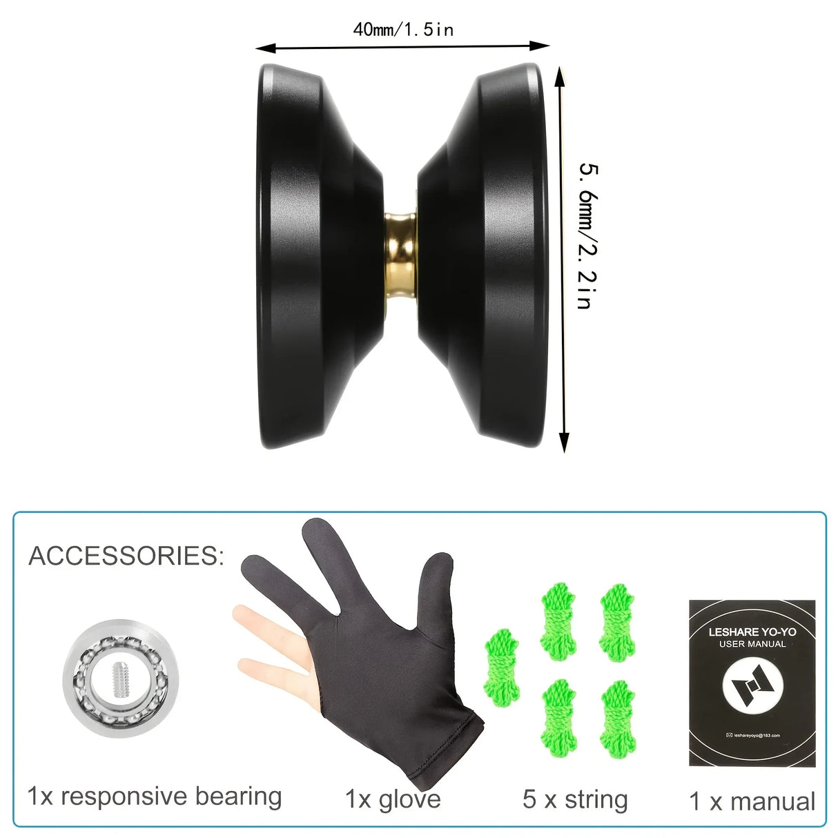 Professional Yoyo Responsive Yoyo V3, Alloy YoYo for