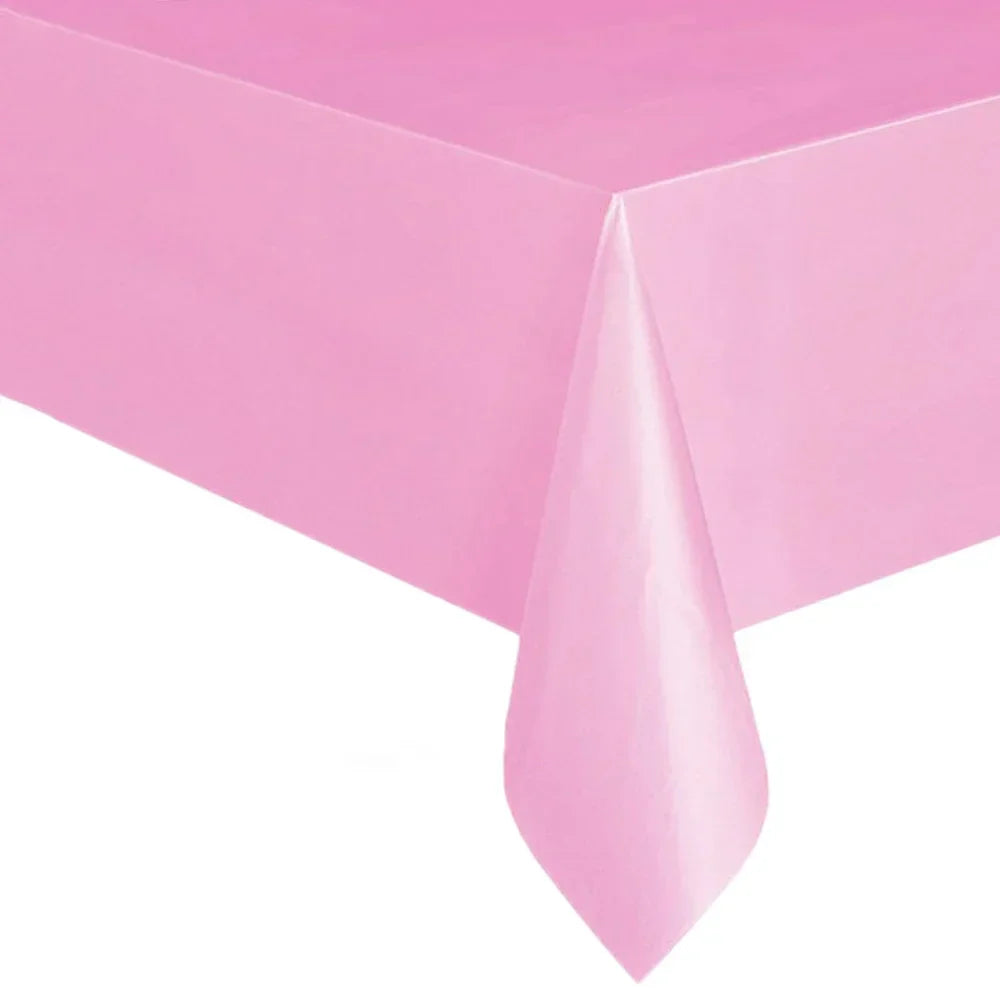 Disposable Tablecloth White Black Pink Gold Table Cover