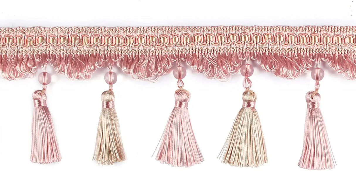 6M/Lot 9cm Width Curtain Fringe Tassel Trim Lace