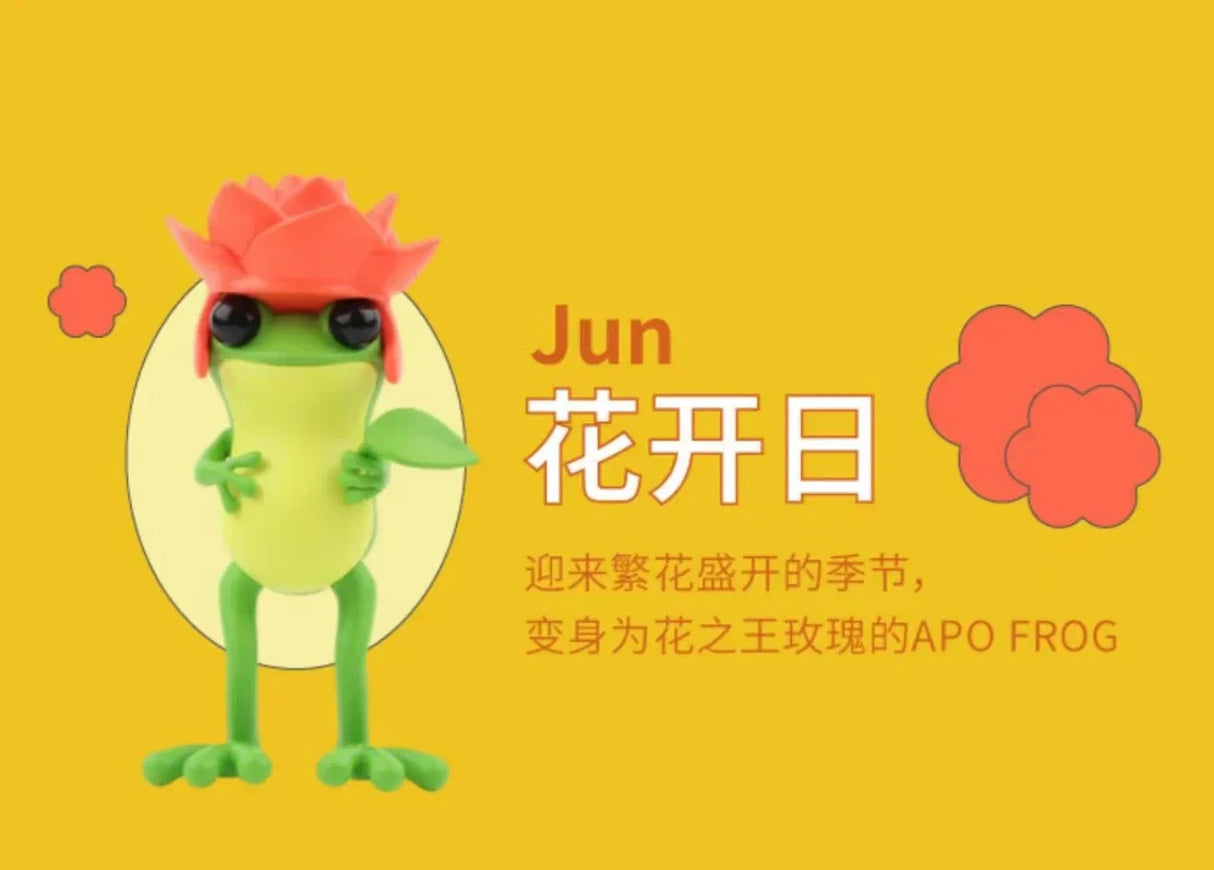 TwelveDot Apo Frogs 12 Months Figurine Xinghui Creations