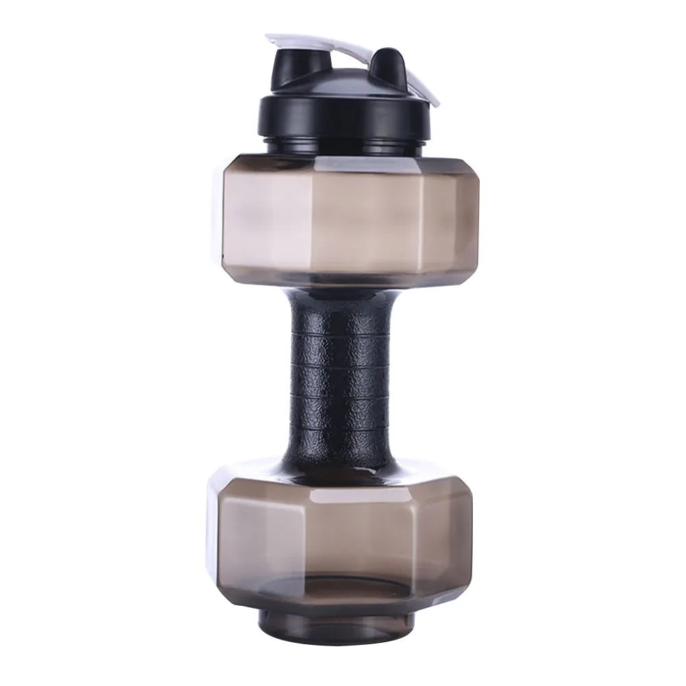 Camping Water Bottle Cycling Sport PET Dumbbell Shape