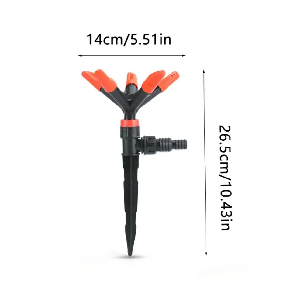 Automatic Garden Sprinkler 360 Degrees Rotary Adjustable Automatic