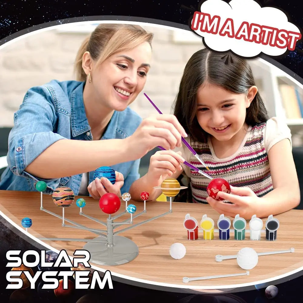 Solar System Model DIY Planet Toys Child Science