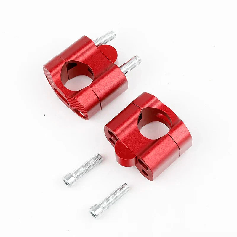 CNC Off-Road Motorcycle Bar Clamps Handlebar Risers Adapter 22mm/28mm