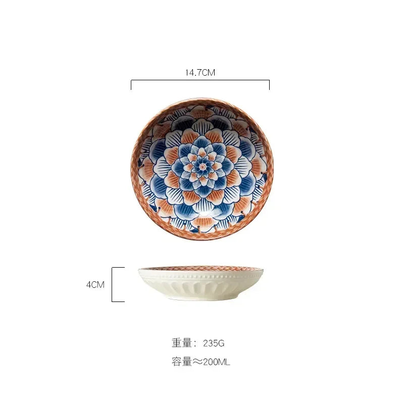 Inch Accessories Ceramic 6 Kitchenware Japanese Dessert Disposable