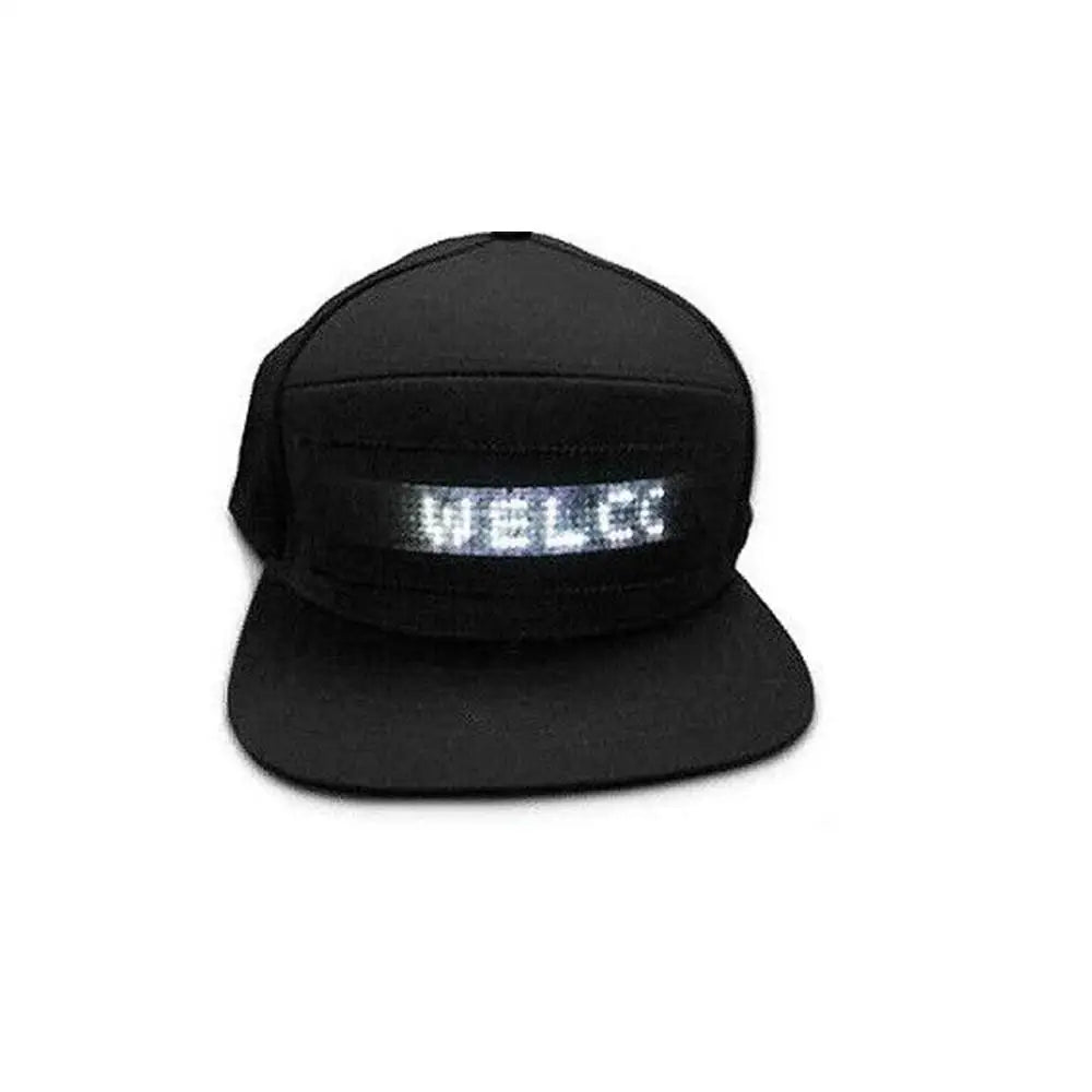 Unisex Baseball Cap USB Rechargeable Bluetooth APP Programmable