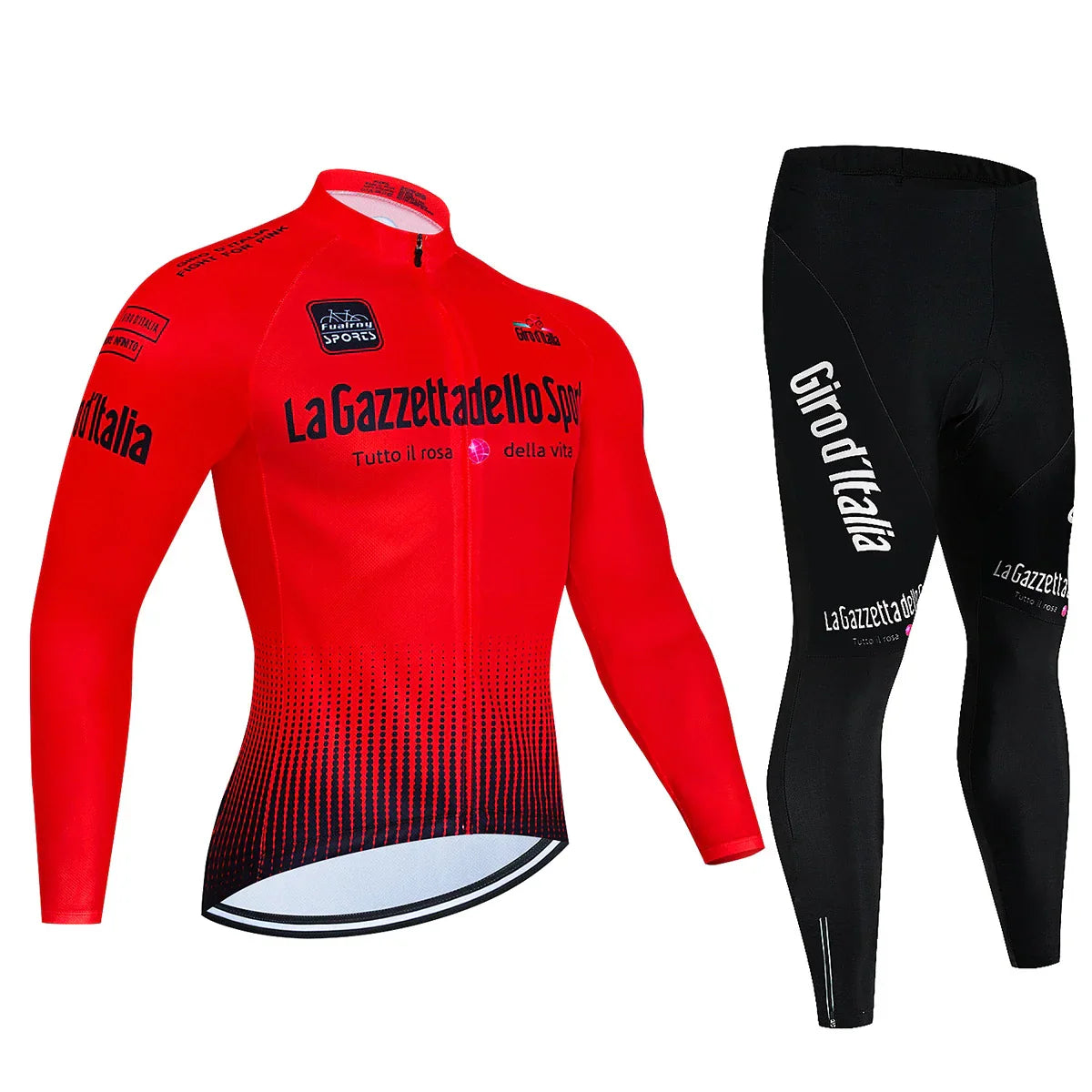 Tour De Italy D'ITALIA Cycling Jersey Set Premium