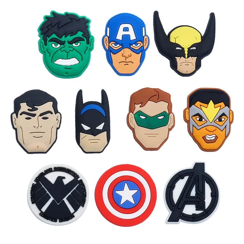 Hot Toy 615PcsSET Disney Marvel Star Wars Shoe