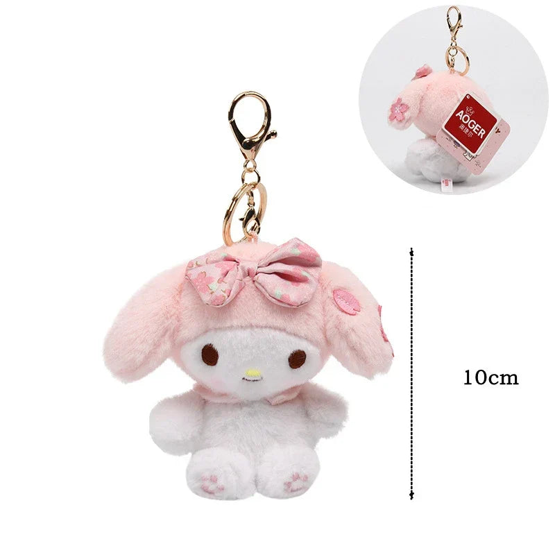 Sanrio Plush Toys Fantasy Cinnamoroll Kuromi Pendant Bag