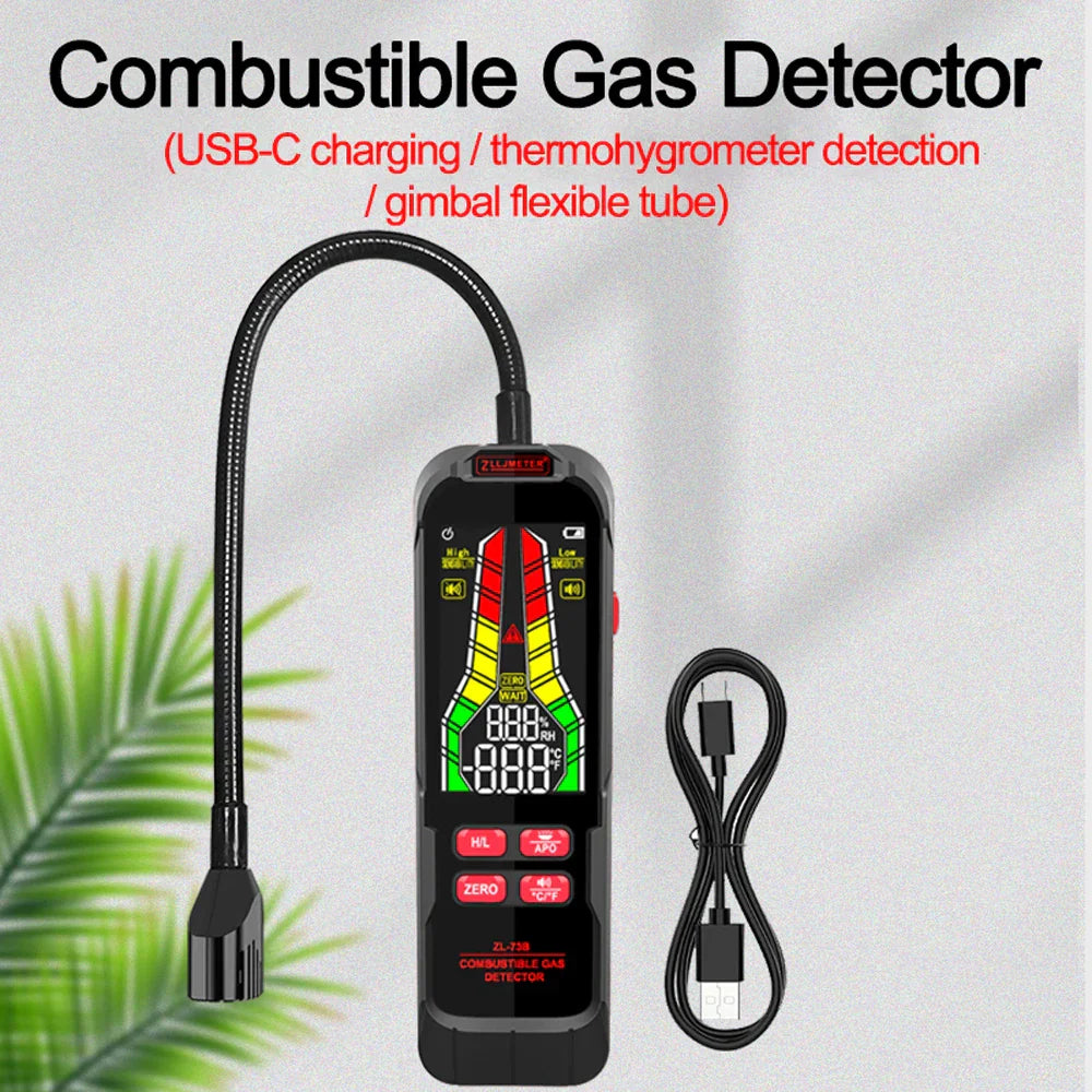 Handheld Combustible Gases Leak Detector Natural Gases Leakage