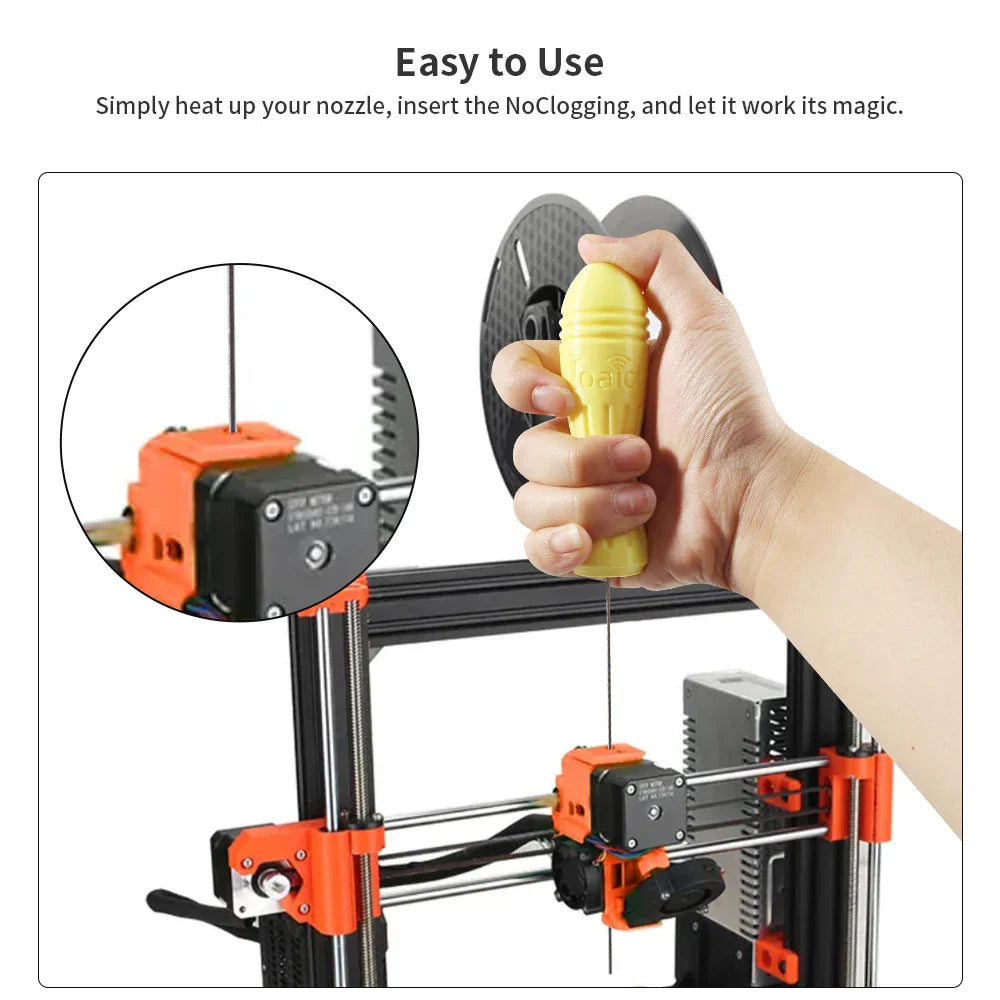 Toaiot No Clogging 3D Printing Cleaning Tool Unclogging