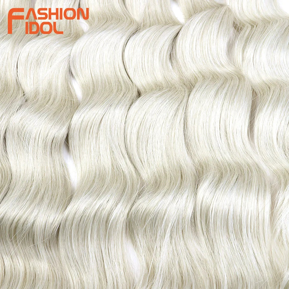 FASHION IDOL Lena Hair Synthetic Deep Wave Braiding