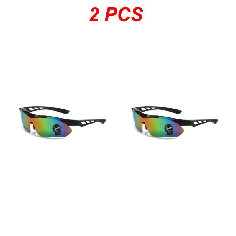 1/2/4PCS Outdoor Men Cycling Sunglasses Road Mountain Riding