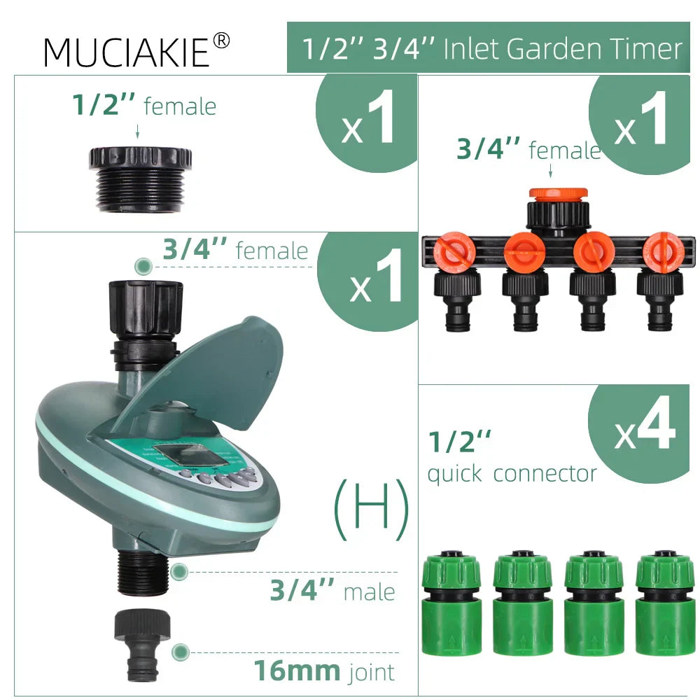 Garden Automatic Watering Timer Smart Home Programming Watering